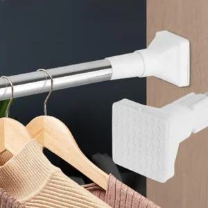 무타공 압축봉 못없이 고정 봉 설치 행거 걸이 달기