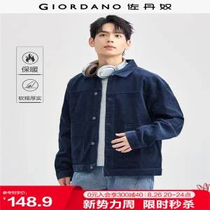코듀로이 자켓 재킷 셔츠 남방 골덴 캐주얼 점퍼 잠바 지오다노 남자 남성 순면 핸섬 레트로 복고풍 엔틱