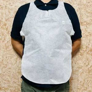 부직포 일회용 앞치마/턱받이/주방/업소용/식당/요양보호사/고기집/손님용/다용도/미술/위생/백색/남녀공용