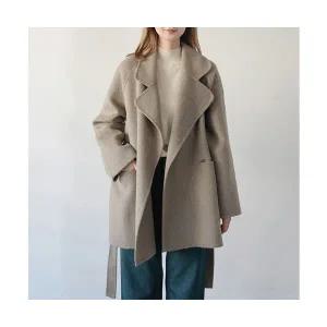 모던 하프 울코트 브랜드공정 고퀄리티 핸드메이드코트 여성오버핏코트 여성겨울코트 여성반코트903989