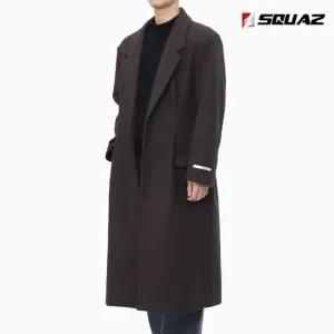 남자 겨울 핀턱 맥시 롱코트 울 혼방 데일리 아우터 SYM004