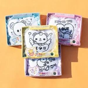 고품질 하트쿠션십자수(동물) (2개세트) 십자수파는곳 초보십자수 (WB77EFE)