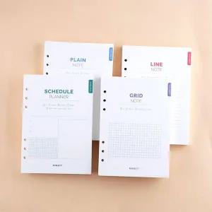 [셀러에이드]6공 바인더 다이어리 플래너 A5 리필 속지 점보팩