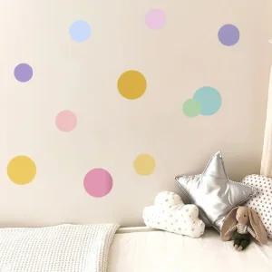 스티커 벽지 방꾸미기 포인트 원형 어린이집 아기방