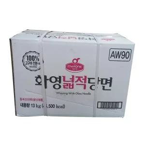 대상 쉐프원 화영넓적당면 13kg
