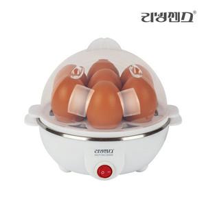 리빙센스 미니 계란찜기 가정용 계란  삶는기계 반숙 완숙 떡 만두 호빵