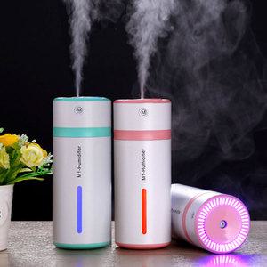 M1 미니 USB 가습기 휴대용 무드등 차량용 탁상용 초음파가습기 미세 분사