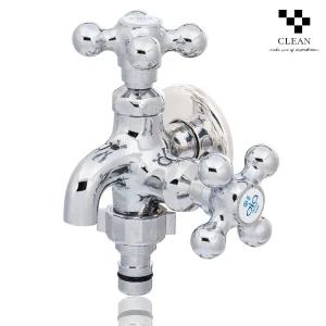 두갈래 수도꼭지 양갈래 다용도 국산 세탁기