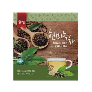 꽃샘 현미녹차 100T
