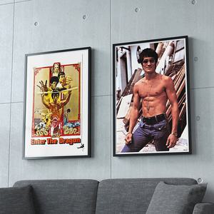 이소룡 브루스리 브로마이드 포스터 사진 액자 (당산대형 정무문 사망유희 Bruce lee)