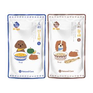 네츄럴코어 오리황태죽/오리단호박죽 120g 2종 중 1택