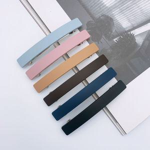 국산 무광 머리핀 반묶음 포니테일 일자 자동 P28 사각일자자동헤어핀