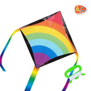 멀리날아가는 무지개 레인보우 가오리연 야외 캠핑 연날리기 놀이세트