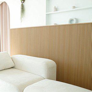 [아도라하우스]셀프 붙이는 템바보드 반달 40cmx120cmx8p+마감3p