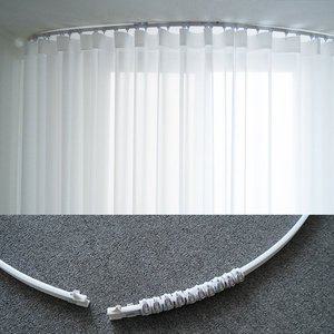 [메종텍스타일]컷팅하는 라운드 커튼곡선레일 14번 (420cm)