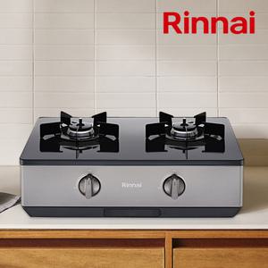 린나이 2구 가스레인지 가스렌지 골드실버 RT-1080IJ 신제품