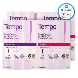 [템포]SSG 템포 탐폰 체내형생리대 레귤러/슈퍼 80매