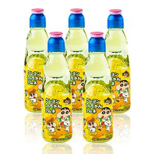 크레용신짱 짱구 라무네 파인애플맛 탄산음료 5병(200mlx5병)