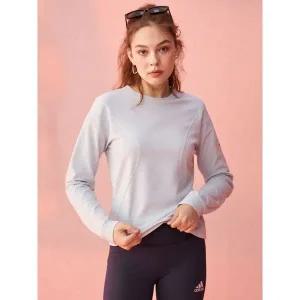 [하프클럽/아디다스]adidas X 스텔라맥카트니 여성 그레이 라운드넥 티셔츠
