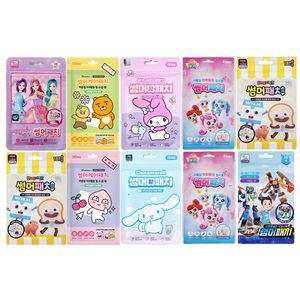 썸머패치 5개 + 5개 선택/어피치 라이언 캐치티니핑 시나모롤 마이멜로디 유아 어린이 패치