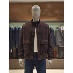 [갤러리아] 킨록 F/W 등판누빔 가죽 자켓 다크와인 (TIX03)