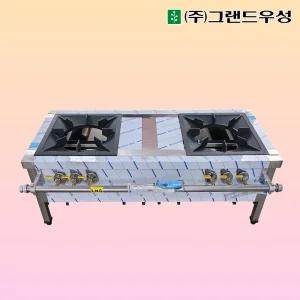 그랜드우성 업소용 낮은렌지 1500X600 2구 가스 화구 일반버너
