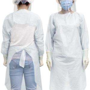 국산 일회용 비닐가운 50p 의료진 방역 연구실 앞치마