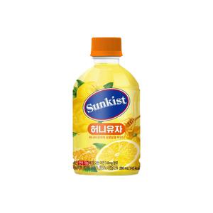 썬키스트 허니유자 280ml 24페트