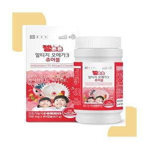 종근당 젤튼튼 어린이 알티지 오메가3 츄어블 90캡슐