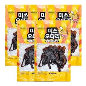 해맑은푸드 바로먹는 미쓰오다리 100g x 5개 오징어다리 안주