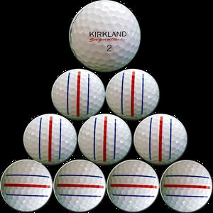로스트볼 커클랜드 3피스 흰색 10알 골프공