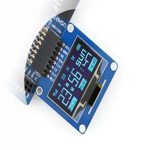 웨이브쉐어 1.3 인치 OLED A SPI/I2C 인터페이스 곡선/수평 핀 헤더