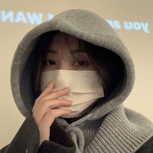 바라클라바 겨울모자 니트 여성넥워머 발라클라바 후드워머