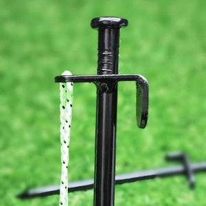[MEMLL9Q7_53D4]쇠말뚝 블랙 고무링 캠핑 텐트 팩 20cm
