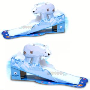 종이조립 경사면무게중심 중력실험 워킹로봇만들기 북극곰 5인세트