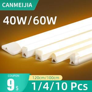 120cm Led 튜브 빛 T5 T8 홈 110V 220V 바램프 40W 60W 4ft 1200mm /1000mm/900mm 조명