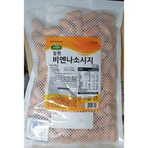 동원 조이락 비엔나 소시지 1Kg/캠핑/구이/쏘세지/간식/아이들/바베큐/맛있는/쏘시지/바/핫도그용/가정용
