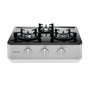 린나이 3구 가스레인지 매트그레이 RTR-W3202N (LNG 도시가스)