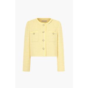 [케네스레이디](신세계 사우스시티)E565 EWJKPB0300 하트체인 트위드 크롭자켓