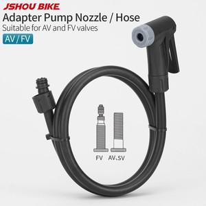 콤프레샤 공기주입기  자전거 바닥 펌프 용 노즐 헤드 어댑터 AV 호스 MTB 도로 교체 스마트 밸브 부품