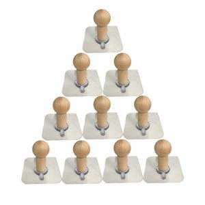 윈프라이스 원프라이스 접착식 원목 매직후크 롱타입 오크
