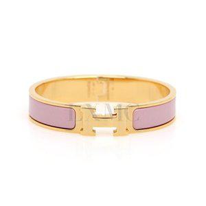 [에르메스]에르메스 클릭아슈 팔찌 핑크 로즈 뱅글 H700001F PM