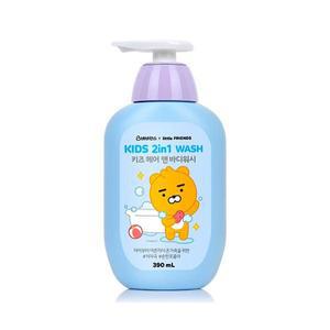 베비언스 카카오 리틀프렌즈 키즈 헤어 앤 바디워시 대용량