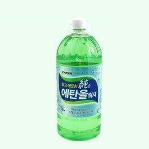 [LFORYDC9_57]워셔액에탄올 자동차 강력 세정 3.6L 6p