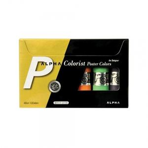 f20 43905 알파 컬러리스트 포스터물감 40ml 12색 1세트 1개입