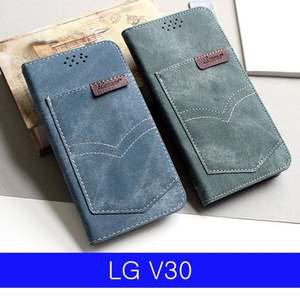 LG V30 LMN 데님 아웃포켓 V300 케이스
