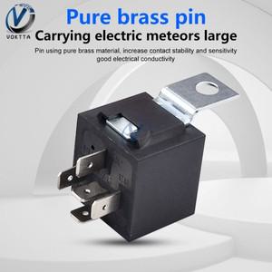 12V 24V 40A DC 방수 자동차 릴레이 4Pin JD1912 하네스 소켓이있는