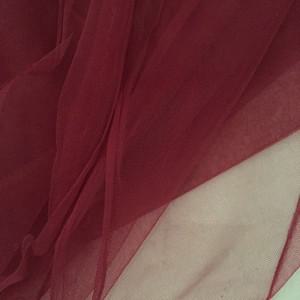 망사원단 레드 와인버건디 컬러 슈퍼  그물  메쉬  명주 그물 원단 스몰 구멍 거즈 천 165cm 너비 2 메터