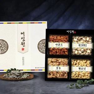 [어심] 웃음가득 견과세트(구운아몬드360g+호두250g+피스타치오300g+캐슈넛350g)