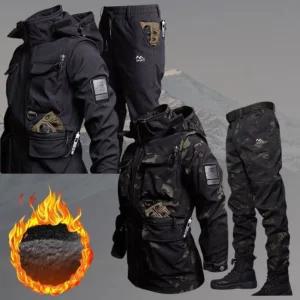 겨울낚시복 동계 밀리터리 남여공용 여성 배달 방수첨퍼